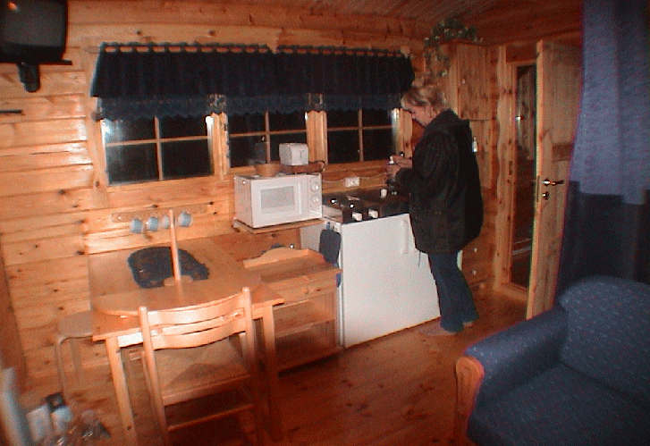 kitchen cabin Husavik North Iceland