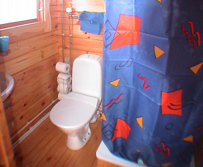 Cottage Husavik shower WC