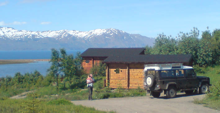 The cottages in Husavik North Iceland